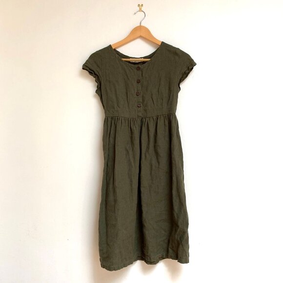 Handmade Linen Dress - Picture 1 of 9